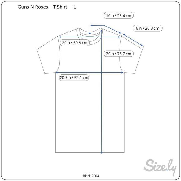 Guns and Roses VTG Black T‎ Shirt 2004 Men’s L EUC - Picture 7 of 7